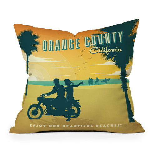 Anderson Design Group Orange County Outdoor Throw Pillow