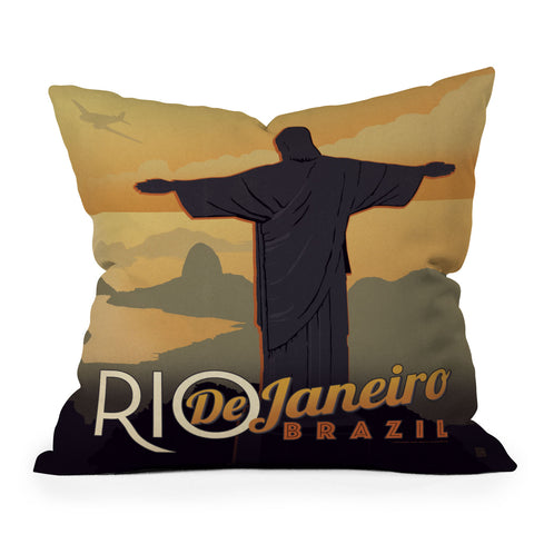 Anderson Design Group Rio De Janeiro Outdoor Throw Pillow