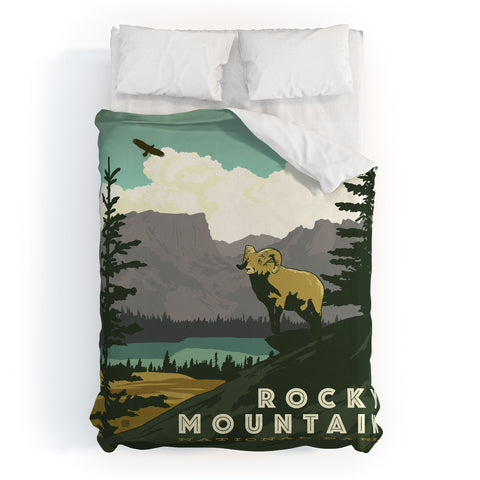 Anderson Design Group Rocky Mountain National Park Duvet Cover