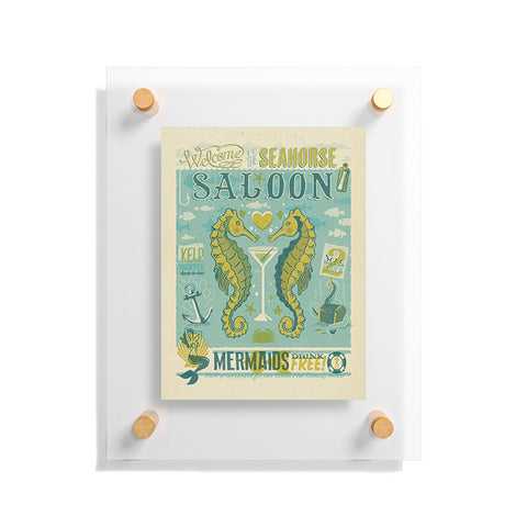 Anderson Design Group Seahorse Saloon Floating Acrylic Print