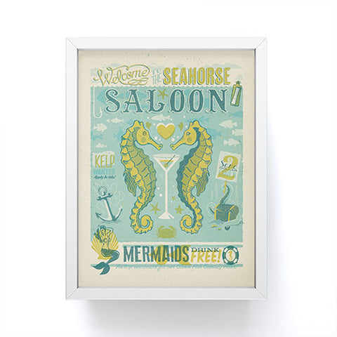 Anderson Design Group Seahorse Saloon Framed Mini Art Print