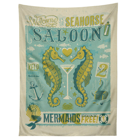 Anderson Design Group Seahorse Saloon Tapestry