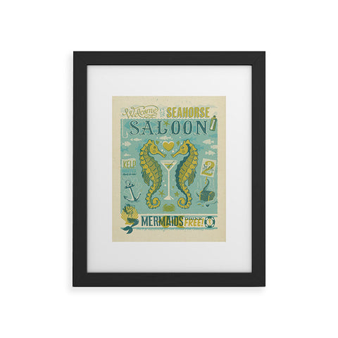 Anderson Design Group Seahorse Saloon Framed Art Print