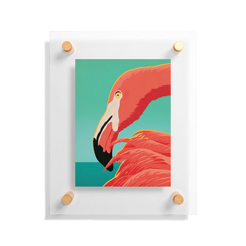 Anderson Design Group Tropical Flamingo Floating Acrylic Print