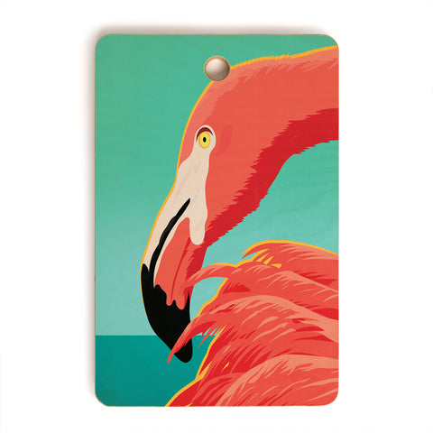 Anderson Design Group Tropical Flamingo Cutting Board Rectangle