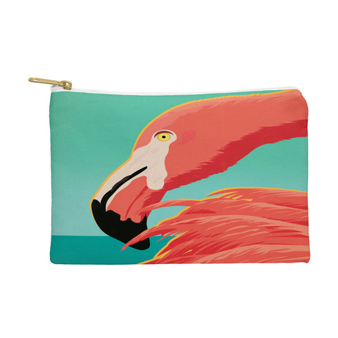 Anderson Design Group Tropical Flamingo Pouch