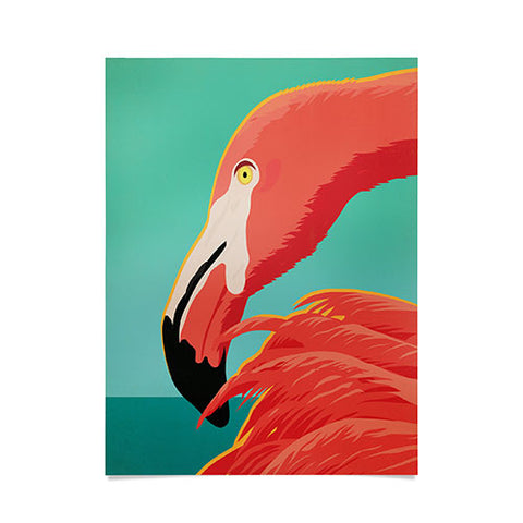 Anderson Design Group Tropical Flamingo Poster