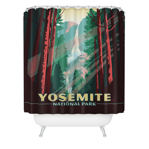 Anderson Design Group Yosemite National Park Shower Curtain
