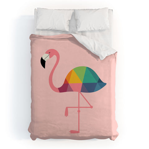 Andy Westface Rainbow Flamingo Duvet Cover