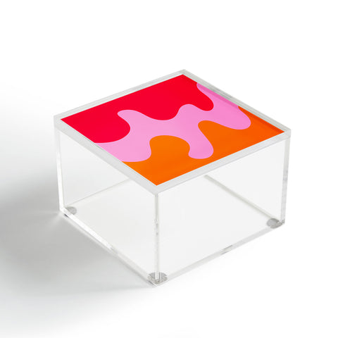 Angela Minca Abstract modern shapes 2 Acrylic Box
