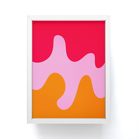 Angela Minca Abstract modern shapes 2 Framed Mini Art Print