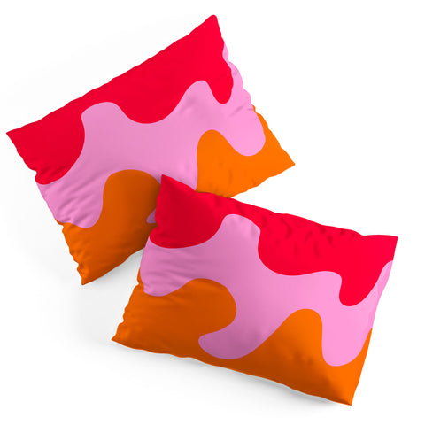 Angela Minca Abstract modern shapes 2 Pillow Shams