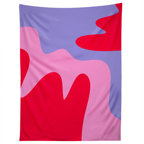 Angela Minca Abstract modern shapes Tapestry