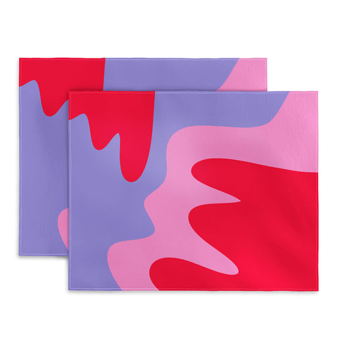 Angela Minca Abstract modern shapes Placemat