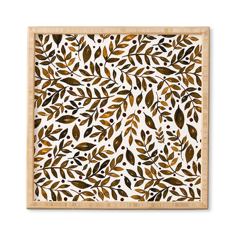 Angela Minca Autumn branches Framed Wall Art havenly
