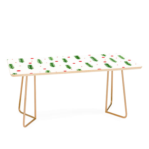 Angela Minca Christmas branches and berries Coffee Table