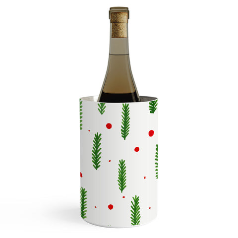 Angela Minca Christmas branches and berries Wine Chiller