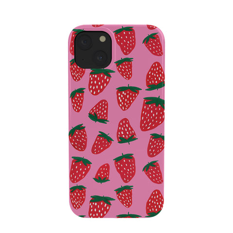 Angela Minca Organic summer strawberries Phone Case