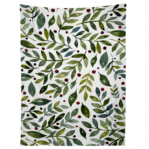 Angela Minca Seasonal branches green Tapestry