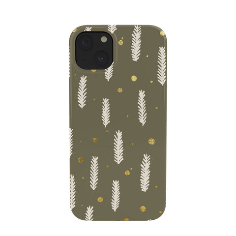 Angela Minca Xmas branches and berries 4 Phone Case
