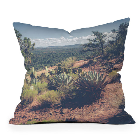 Ann Hudec Desert Wild Outdoor Throw Pillow