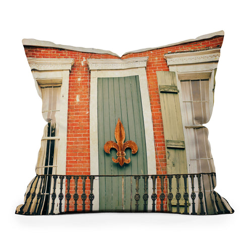 Ann Hudec French Quarter Color No 5 Outdoor Throw Pillow