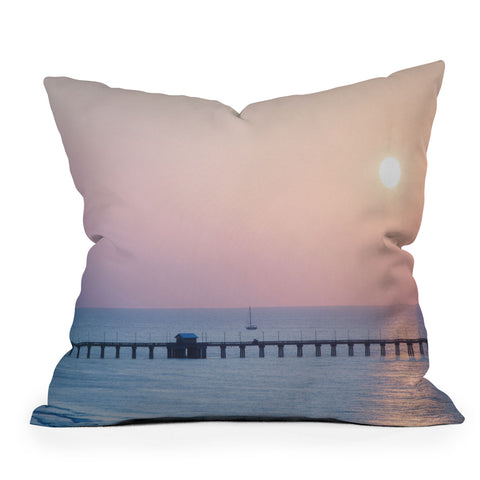 Ann Hudec Morning Sail Outdoor Throw Pillow