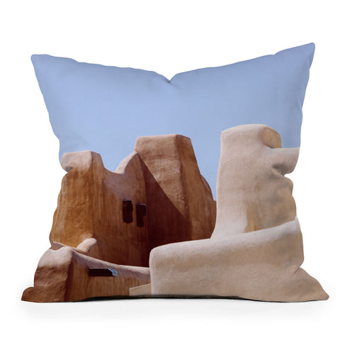 Ann Hudec Santa Fe Colors Outdoor Throw Pillow