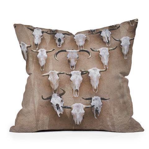 Ann Hudec Southwestern Relics Outdoor Throw Pillow