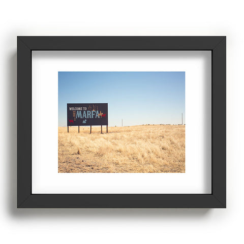 Ann Hudec Welcome to Marfa Recessed Framing Rectangle