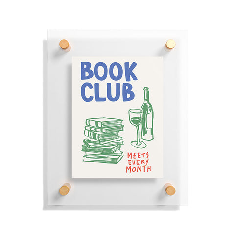 April Lane Art Book Club Floating Acrylic Print