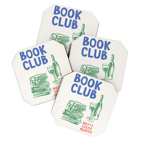 April Lane Art Book Club Coaster Set