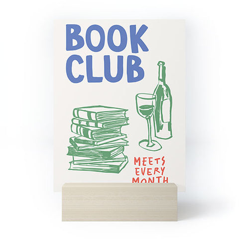 April Lane Art Book Club Mini Art Print