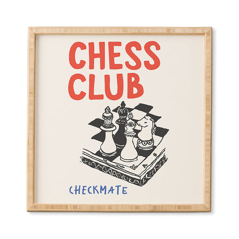 April Lane Art Chess Club Framed Wall Art