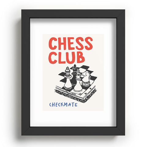 April Lane Art Chess Club Recessed Framing Rectangle