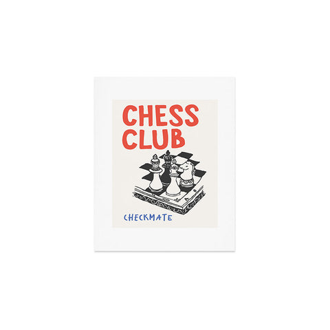 April Lane Art Chess Club Art Print