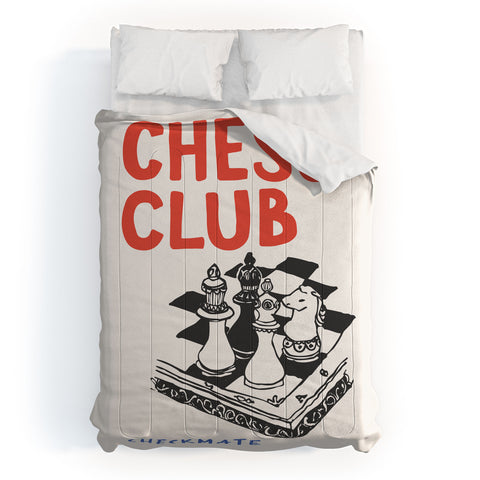 April Lane Art Chess Club Comforter