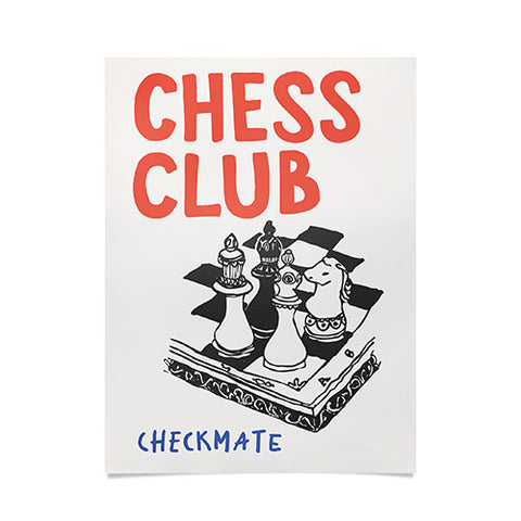 April Lane Art Chess Club Poster
