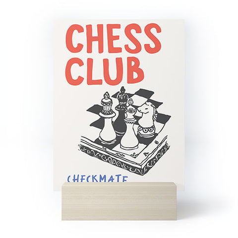 April Lane Art Chess Club Mini Art Print
