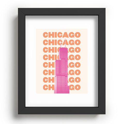 April Lane Art Chicago Willis Tower Recessed Framing Rectangle