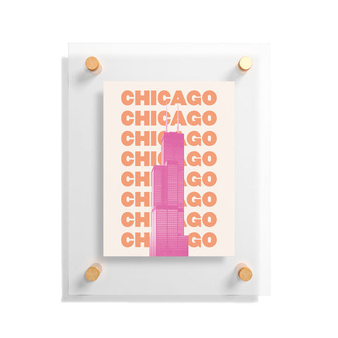 April Lane Art Chicago Willis Tower Floating Acrylic Print