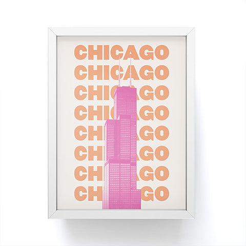 April Lane Art Chicago Willis Tower Framed Mini Art Print