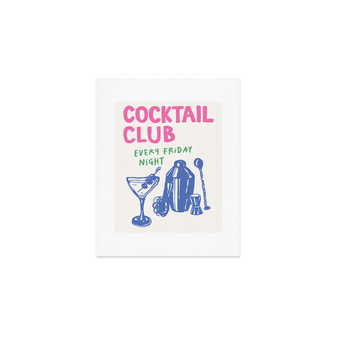 April Lane Art Cocktail Club Art Print