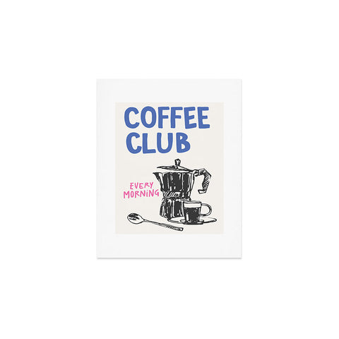April Lane Art Coffee Club Art Print