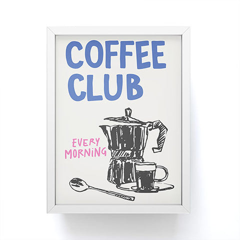April Lane Art Coffee Club Framed Mini Art Print