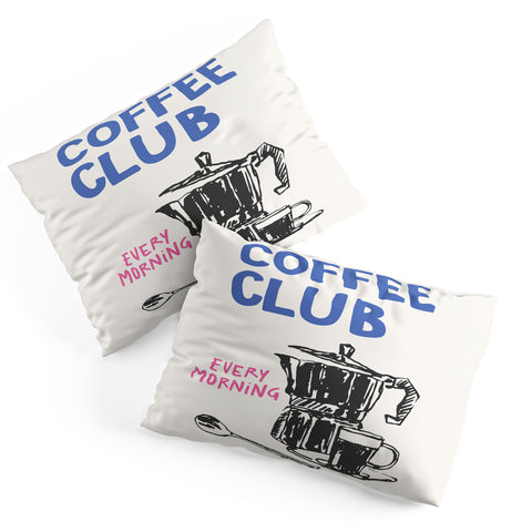 April Lane Art Coffee Club Pillow Shams