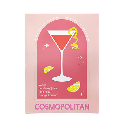 April Lane Art Cosmopolitan Cocktail I Poster