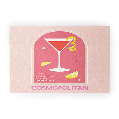 April Lane Art Cosmopolitan Cocktail I Welcome Mat