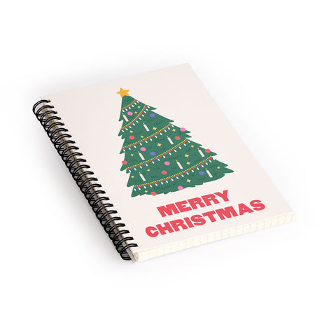 April Lane Art Merry Christmas Tree Spiral Notebook