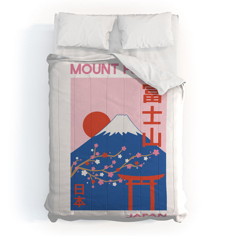 April Lane Art Mount Fuji Comforter